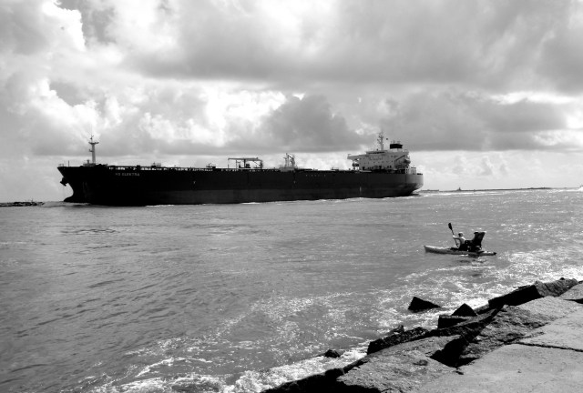 Ship channel crossing